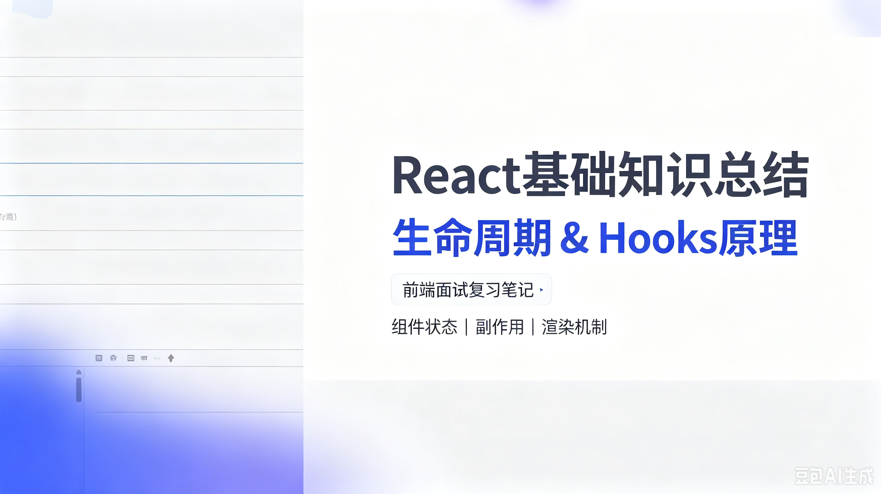 React